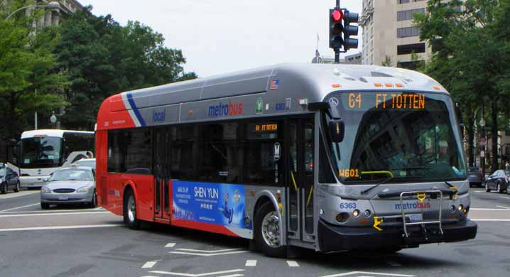 WMATA Metrobus New Flyer DE42LFA 6363